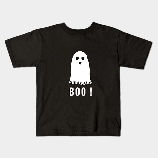 GHOSTY Kids T-Shirt by Tiggy Pop